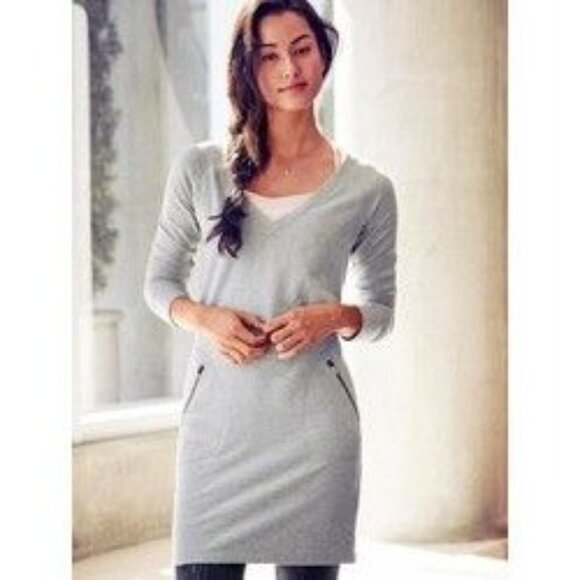 NWT Athleta Navy Blue Enchanted Sweatshirt Dress-XXS - Picture 5 of 5
